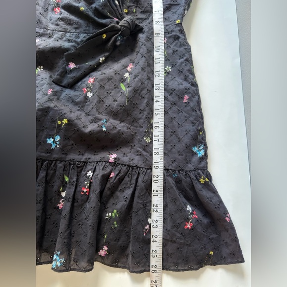 Parker Black Floral Midi Dress - Picture 11 of 12